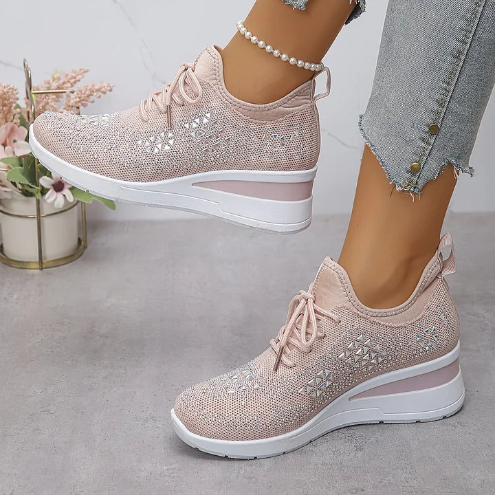 Assina | Baskets confort avec détails strass