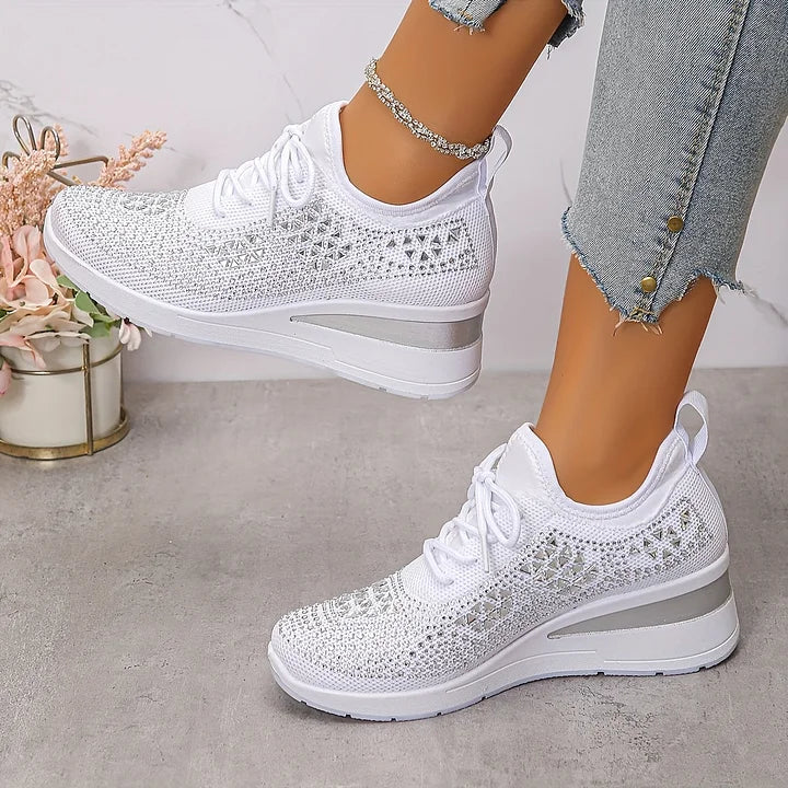 Assina | Baskets confort avec détails strass
